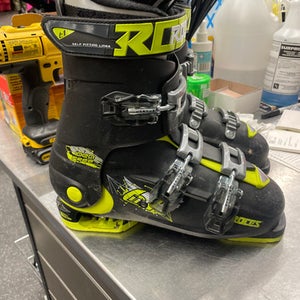 Used Roces IDEA FREE 22.5-25.5 Boys DH Ski Boot Black 225 MP - J04.5 - W5.5 11162-S000421672