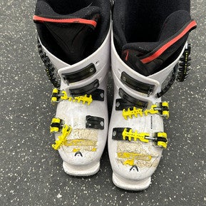 Used Head RAPTOR 70 Boys DH Ski Boot White 245 MP - M06.5 - W07.5 11162-S000421624