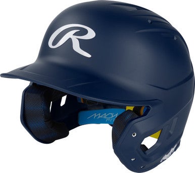 New Rawlings Mach Fit Batting Helmet Matte Navy #r00704484 11162-rawr00704484