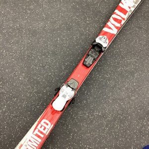 Used Volkl UNLIMITED AC JR Boys DH Ski/Binding Red 130 cm 11162-C000423981