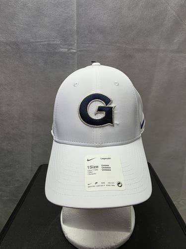 NWS Georgetown Hoyas Nike Legacy91 White Strapback Hat NCAA