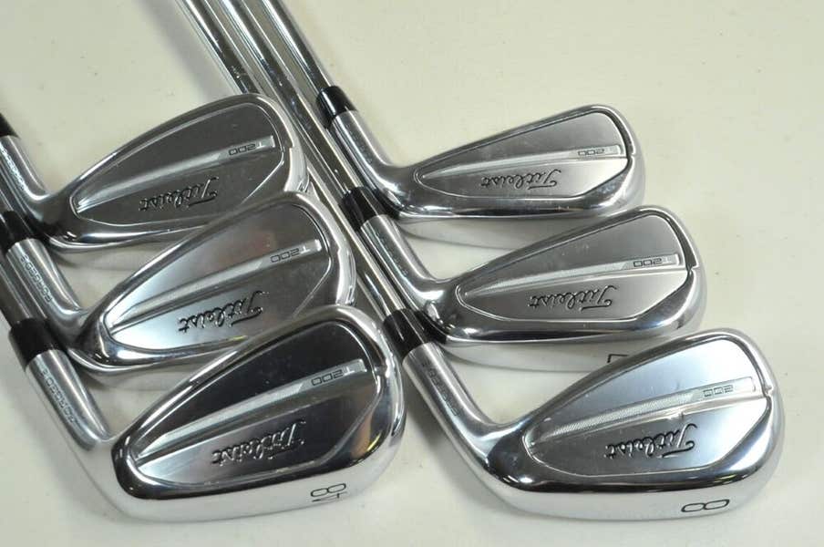 Set De Fers Titleist T-100 D'occasion 3-PW, Tiges Acier Project X 6.0, Flex Stiff, Pour Homme Droitier
