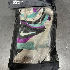 Nike GK GRIP 3 GOAL KEEPER SOCCER GLOVES FB2998-010 sz 8