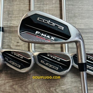 Cobra F-Max Iron Set 5-GW, Stiff Flex Steel