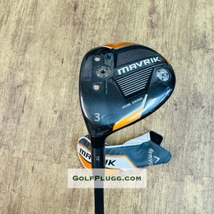 Left-Handed 3 Wood- Callaway Mavrik Subzero w/ Headcover, Stiff Flex