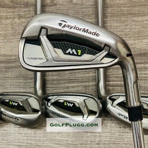 +1/2" Taylormade M1 Iron Set 5-AW, Stiff KBS Tour C Taper