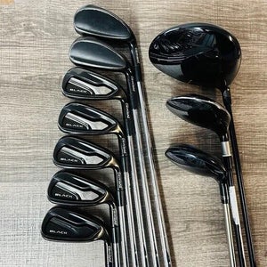 Men's Complete Golf Club Set- Driver, 3 Wood, 3,4,5 Hybrid, 6-PW, Regular Flex