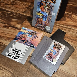 Castlevania III Dracula's Curse Nintendo NES Complete CIB Tested Video Game 1990