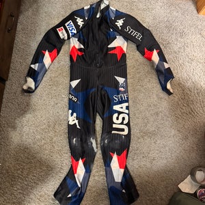 2024 US Ski Team Kappa Ski Suit Small FIS Legal (non-Padded)