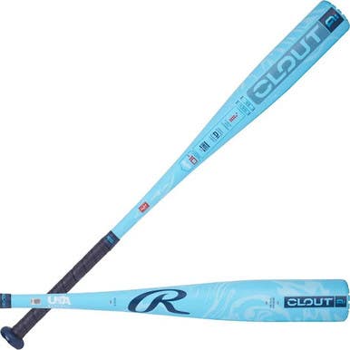 New Rawlings CLOUT BB/SB USA 2 5/8 Bat 11860-CLOUT