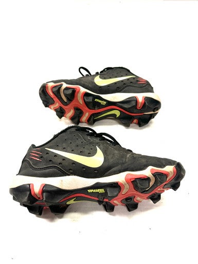 Used Nike DIAMOND BB/SB Cleats Black Junior 04 11860-S000282850