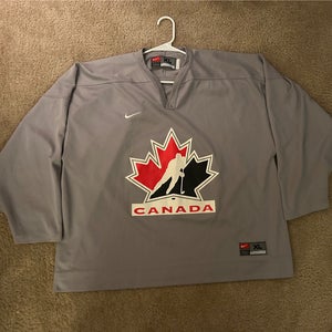 Grey Nike Mens XL Team Canada Hockey Practice Jersey