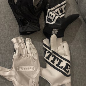 Battle Football Gloves (2 Pairs)
