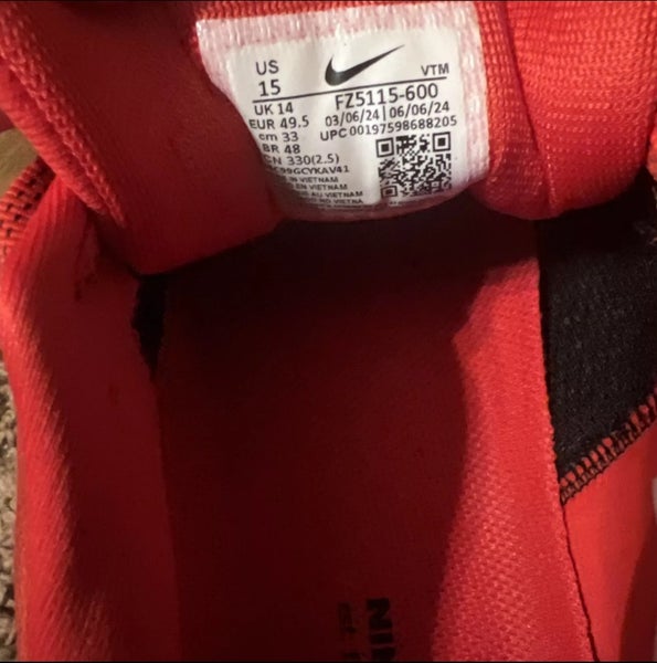 NEW Nike Air Zoom Pegasus 41 “University of Georgia Bulldogs” PE FZ5115-600 Size 15