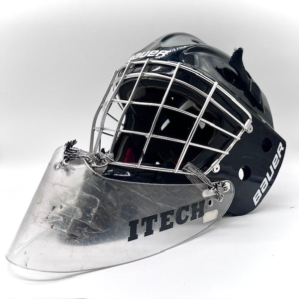 Bauer NME 7 - Used Pro Stock Goalie Helmet (Black)
