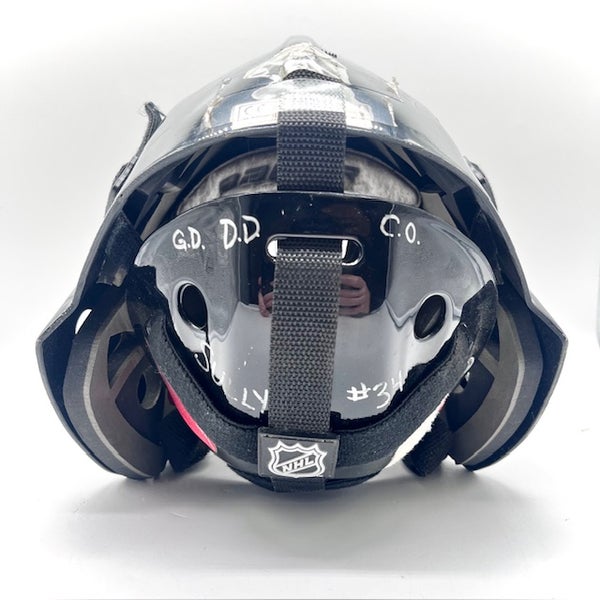 Bauer NME 7 - Used Pro Stock Goalie Helmet (Black)