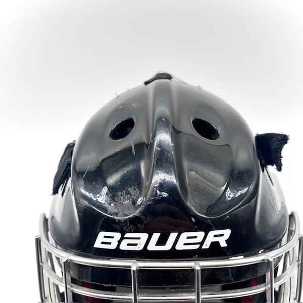Bauer NME 7 - Used Pro Stock Goalie Helmet (Black)
