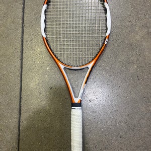 Used Wilson Ntour Two Adult Tennis Racquet Orange 4 1 2" 11605-s000186267