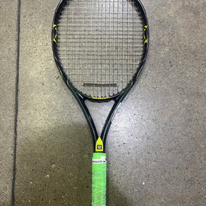 Used Wilson Pro Open Adult Tennis Racquet Black 4 5 8" 11605-s000168508
