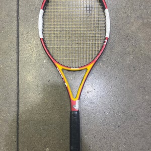 Used Wilson Ncode Nps 95 Adult Tennis Racquet Black 4 3 8" 11605-s000167684