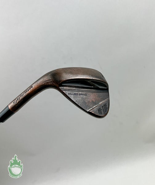 Used LH TaylorMade Hi-Toe 3 Wedge 58*-13 Hi-Rev 115g Stiff Flex Steel Golf Club