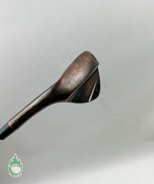 Used LH TaylorMade Hi-Toe 3 Wedge 58*-13 Hi-Rev 115g Stiff Flex Steel Golf Club