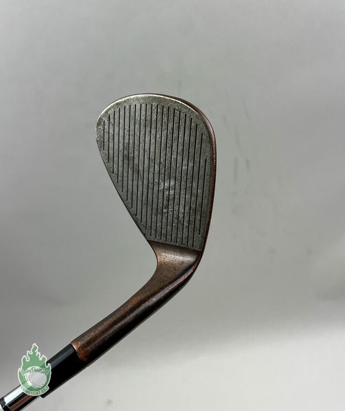 Used LH TaylorMade Hi-Toe 3 Wedge 58*-13 Hi-Rev 115g Stiff Flex Steel Golf Club