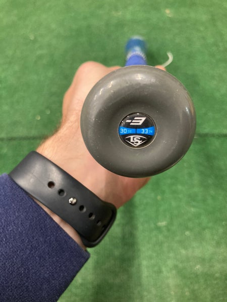 2020 Louisville Slugger Solo Bat BBCOR Certified (-3) Alloy 30 oz 33" (loose end cap)
