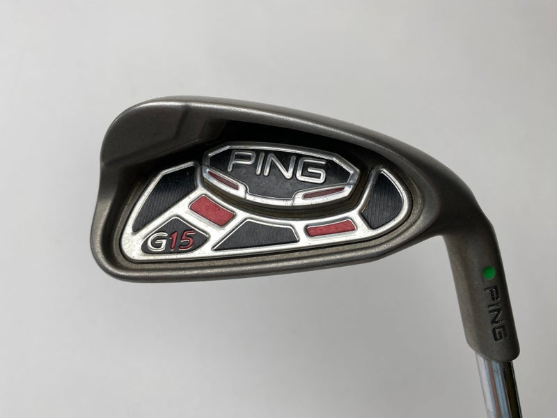 Ping G15 Single 7 Iron Green Dot 2* Up AWT Stiff Steel Mens RH