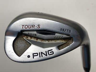 Ping Tour-S Chrome Lob Wedge LW 58* Black Dot AWT Stiff Steel Mens RH