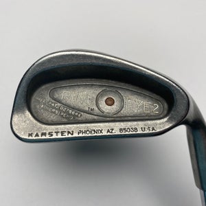Ping Eye 2 Single 6 Iron Orange Dot 2* Flat Karsten ZZ-Lite Stiff Steel Mens RH