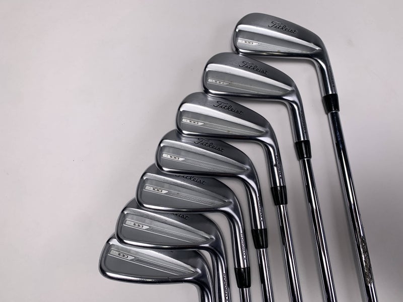 Titleist 2023 T100 Iron Set 4-PW True Temper AMT Tour White S300 Stiff Steel RH