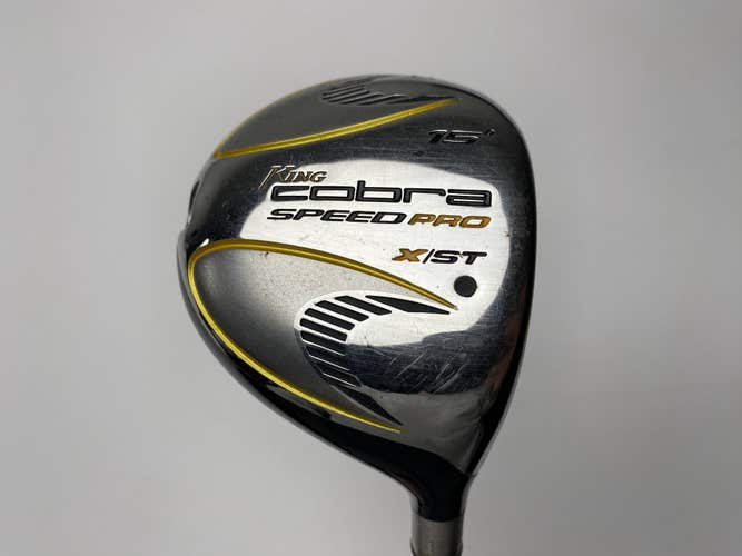 Cobra Speed Pro 3 Fairway Wood 15* UST Mamiya 76g Stiff Graphite Mens RH