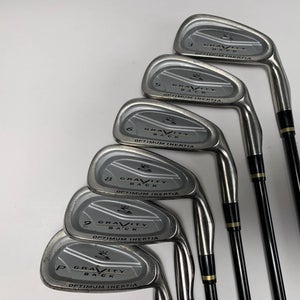 Cobra Gravity Back Iron Set 3-PW (No 4 or 7) Regular Graphite Mens RH