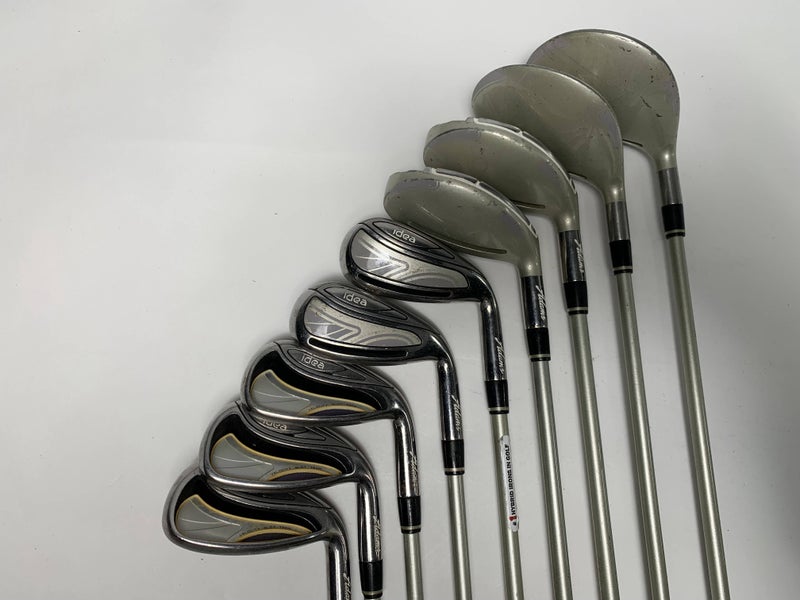 Adams Idea Womens 2014 Club Set 5W-7W 5H-6H 7-PW+SW Idea Womens 50g Ladies RH