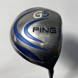 Ping G5 Driver 10.5* TFC100D Regular Graphite Mens RH Midsize Grip