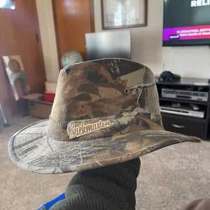 Vintage Buckmasters Camouflage Western Cowboy Rancher Hat Cap RARE Size Medium