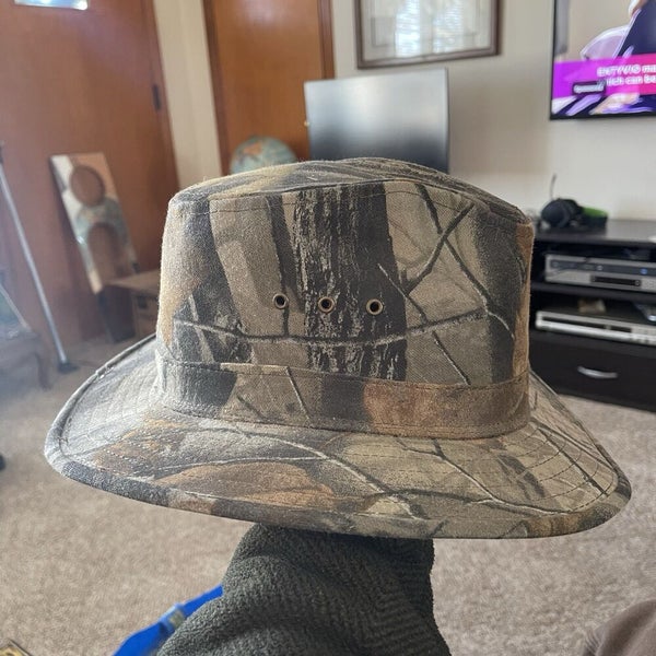 Vintage Buckmasters Camouflage Western Cowboy Rancher Hat Cap RARE Size Medium