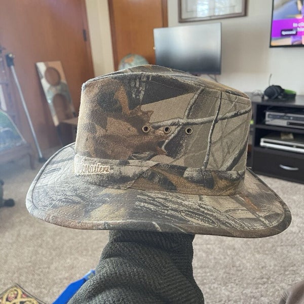 Vintage Buckmasters Camouflage Western Cowboy Rancher Hat Cap RARE Size Medium