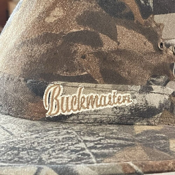 Vintage Buckmasters Camouflage Western Cowboy Rancher Hat Cap RARE Size Medium