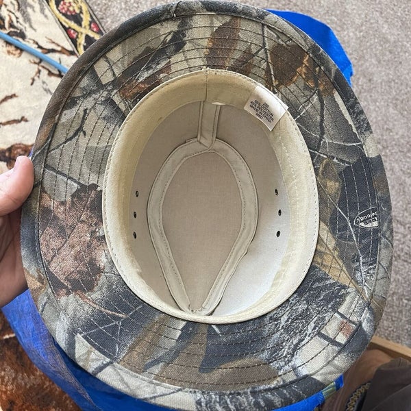 Vintage Buckmasters Camouflage Western Cowboy Rancher Hat Cap RARE Size Medium