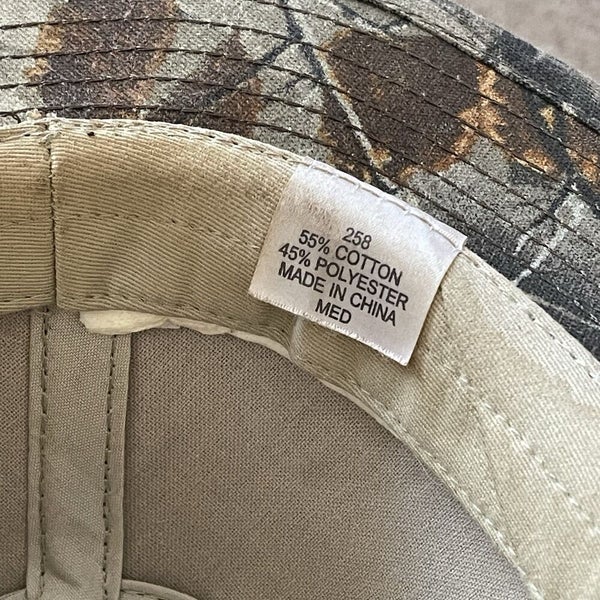 Vintage Buckmasters Camouflage Western Cowboy Rancher Hat Cap RARE Size Medium