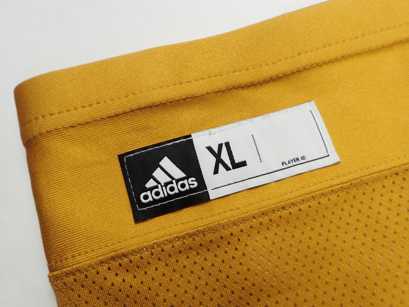 Adidas Vegas Golden Knights Third GOLD NHL Pro Stock Socks GAME USED