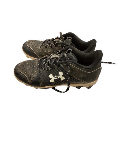 Used Under Armour BASEBALL CLEATS BLACK BB/SB Cleats Black Junior 04.5 11884-S000042648