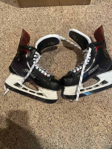 Bauer 1X Hockey Skates. Sniper Tounges LS Pulse TI Blades. Size 7