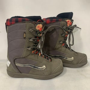 Used Vans FLOWERWALL Senior 8 Women's Snowboard Boots 11727-S000176351
