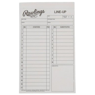 RAW LINE UP CARDS 11727-RAW17LU