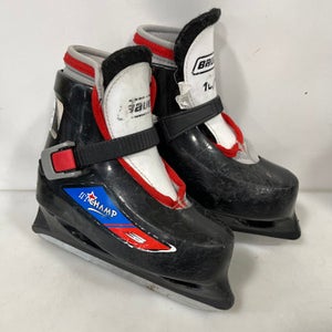Used Bauer LIL CHAMP Youth 11.0 Ice Hockey Skates 11727-S000163858