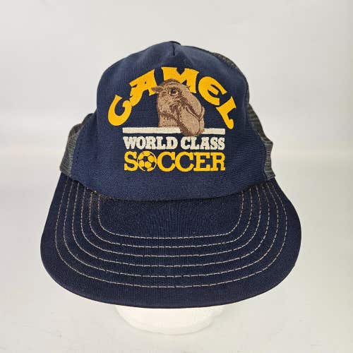 VTG Camel World Class Soccer Snapback Hat Spellout USA Made Cap