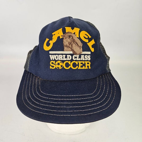 VTG Camel World Class Soccer Snapback Hat Spellout USA Made Cap